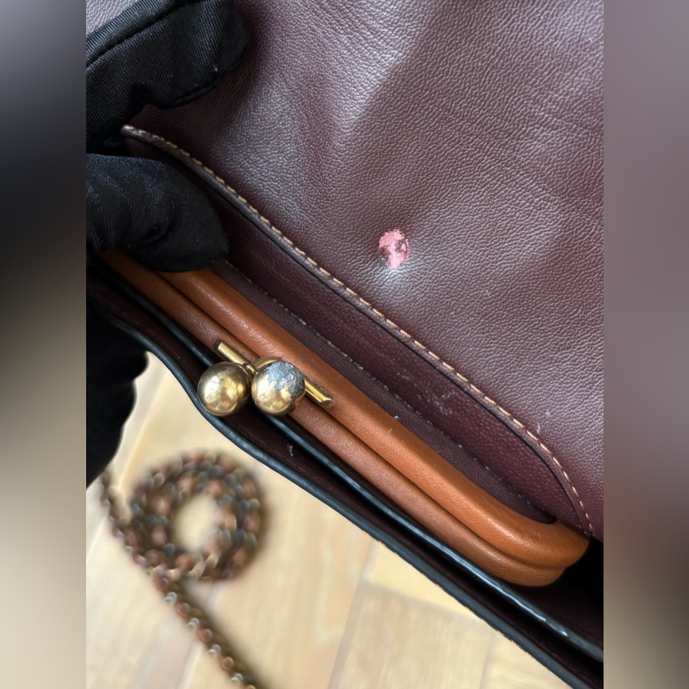 COACH Dinky Bag With Tea Rose - Picture 12 of 16